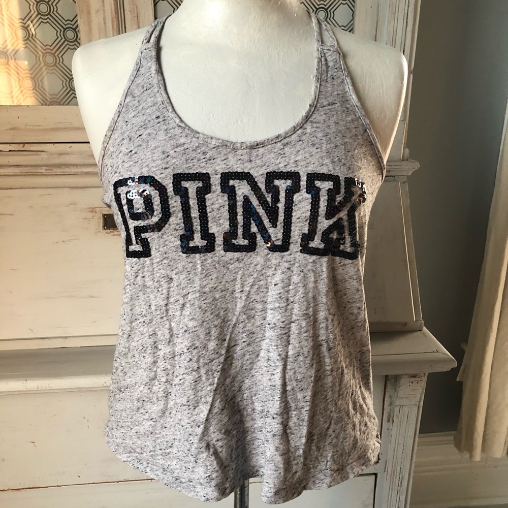 Pink athletic top. Size S